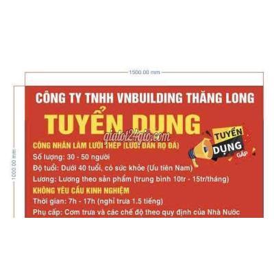 tuyển dụng - đức hòa - long an | TNHH VNBUILDING Thăng Long ( thép sắt lưới ...