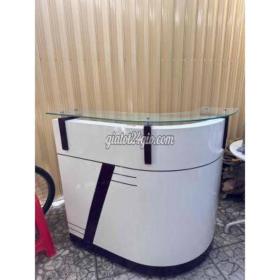 kệ để đồ - quận 7 - hồ chí minh | Quầy lễ tân gỗ trắng ...