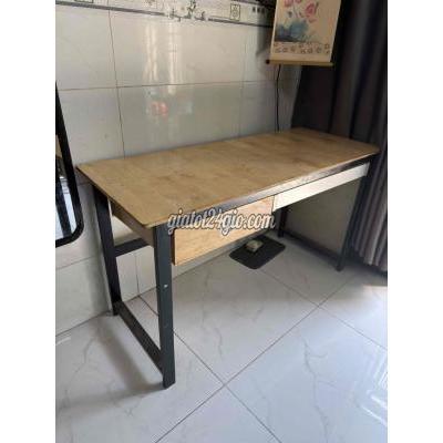 bàn ghế - gò vấp - hồ chí minh | Bàn học gỗ sắt nâu ...