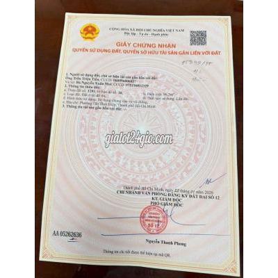 đất thổ cư - quận 12 - hồ chí minh | ĐẤT TÂN THỚI HIỆP 14,DT:81m2,SỔ HỒNG RIÊNG, CHỈ 4.6 ...