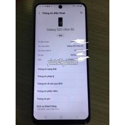 điện thoại samsung - biên hòa - đồng nai | SS S20 Ultra 5G 256GB lên đời bán. Máy lột keo ...