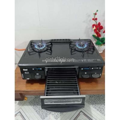 bếp gas - định quán - đồng nai | Bếp ga Rinnai 2 bếp có lò nướng ...