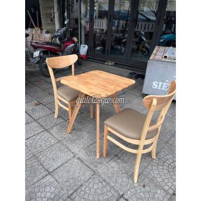bộ bàn ghế gỗ - cẩm lệ - đà nẵng | Bàn ĂN 2 Ghế cho căn hộ, studio giá rẻ, new ...