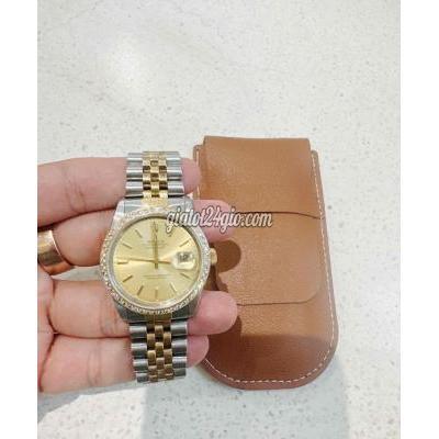 đồng hồ - tân phú - hồ chí minh | Rolex Datejust 16233 Vàng 18k Niềng Kim cương ...