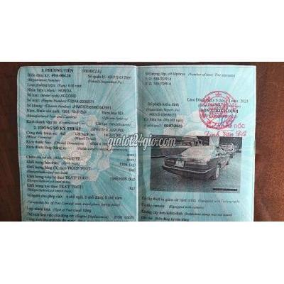 ô tô huyện đức trọng - lâm đồng honda accord 1991.. giá 79tr