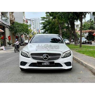 ô tô quận 7 - hồ chí minh mercedes c200fl sx 2018 trắng/kem siêu mới