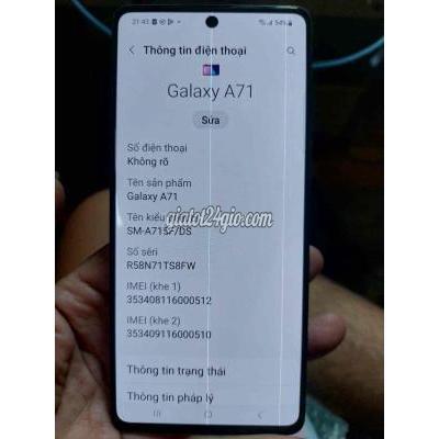 samsung galaxy a71 - hồ chí minh dư xài bán
