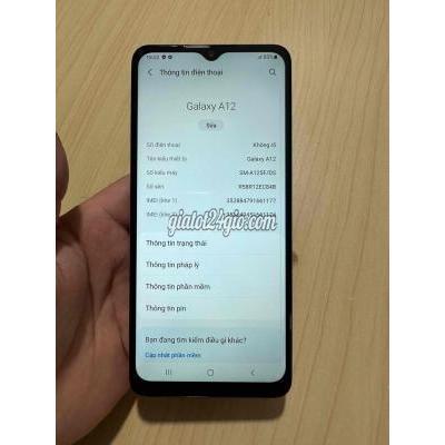 Samsung Galaxy A12 - Hồ Chí Minh Samsung A12 Ram 6/128gb 99% Zin 100% Có Síp Sg Samsung Galaxy A12 - Hồ Chí Minh Samsung A12 Ram 6/128gb 99% Zin 100% Có Síp Sg