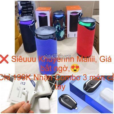 thiết bị đeo thông minh quận tân bình - hồ chí minh combo 3 món loa bluetooth-sạc- tai nghe i12 199k