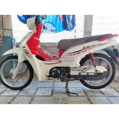 xe máy huyện mỹ xuyên - sóc trăng sym angela 50 trắng-đỏ 2016. xe nữ, còn đẹp
