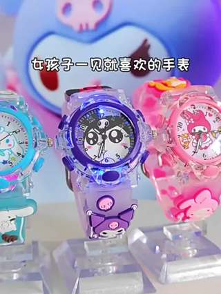 2024 Hoạt Hình Dễ Thương Sanrio Kuromi Melody Cinnamoroll Đồng Hồ ...