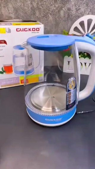 Ấm Siêu Tốc Thủy Tinh 2 Lít , Bình Đun Nươc Siêu Tốc Trong Suốt , ...