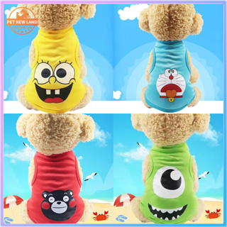 Áo Cho Chó Mèo Thú Cưng Mùa Hè Ba Lỗ Thoáng Mát quần áo thú cưng d...