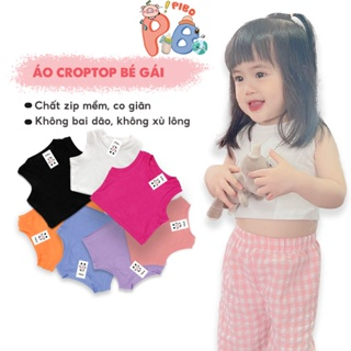 Áo Croptop Sát Nách Bé Gái Dễ Phối Đồ Màu Sắc Đáng Yêu- BabyBoo- P...
