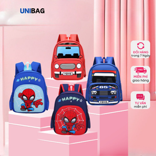 Balo cho bé trai - gái mầm non hoạt hình , ba lô trẻ em mẫu giáo s...