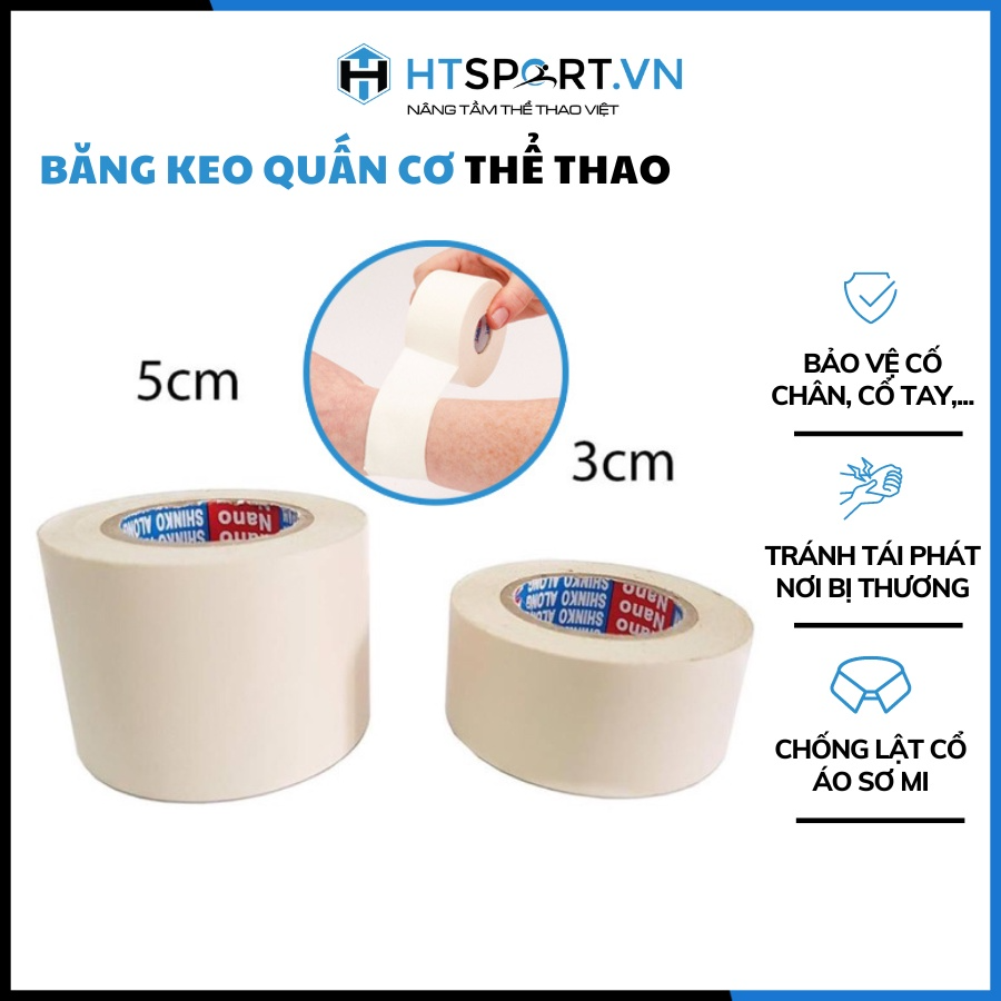 Băng keo thể thao, Băng keo quấn cơ đá bóng đá banh tránh chấn thư...