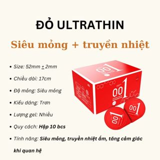 Bao cao su Olo siêu mỏng 0.01 truyền nhiệt ấm, nhiều gel hương van...