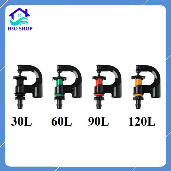 Béc tưới gốc G5 cải tiến, béc phun mưa có miếng chặn điều chỉnh bá...