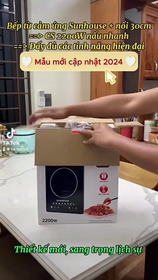 Bếp Từ SUNHOUSE Thế Hệ Mới , Bếp Điện Hồng Ngoại Cơ Công suất 2200...