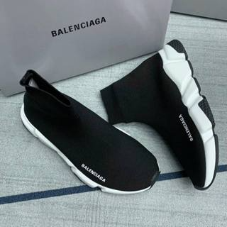 [ Best quality ] Giày Balenciaga Speed Trainner Black White (balen...