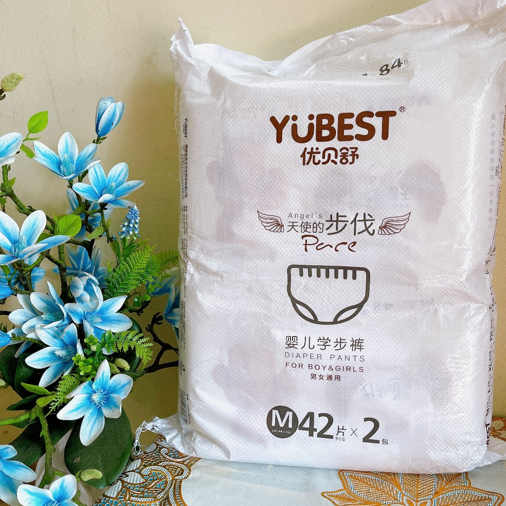 Bỉm dán/quần YUBEST ANGEL Size S90/ M84/ L78/ XL72/ XXL66/ XXXL66...