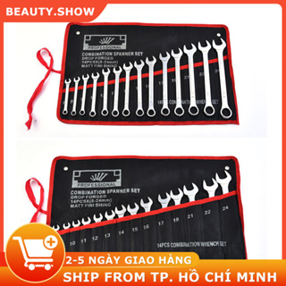 Bộ cờ Lê (cle )8-24 YEII 14 CHI TIẾT ( USA STANDARD ) khóa vòng mi...