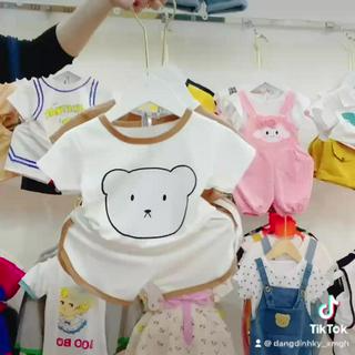 BỘ GẤU TRẮNG CỔ VIỀN DỄ THƯƠNG CHO BÉ TRAI BÉ GÁI...