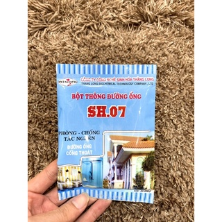 Bột thông tắc cống, bồn cầu, đường ống, bồn rửa mặt, lavabo cực mạ...