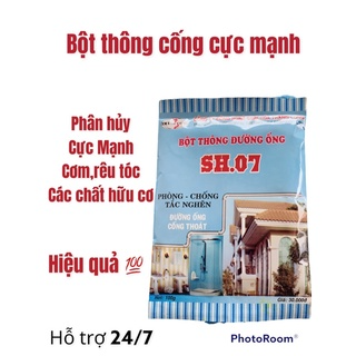 Bột Thông Tắc Cống Cực Mạnh SH07, Thông Tắc Bồn Cầu, Đường Ống, Bồ...
