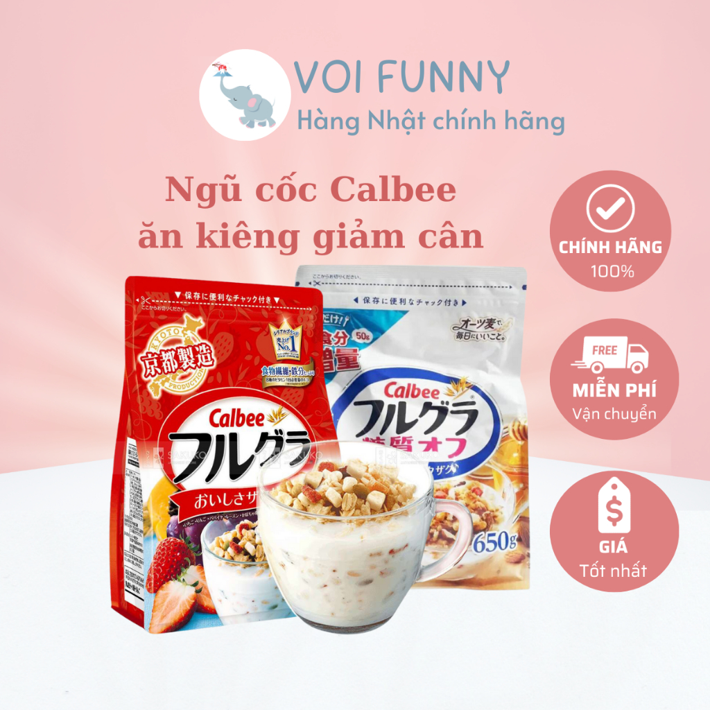 [CHÍNH HÃNG] - Ngũ cốc Calbee ăn kiêng giảm cân Nhật Bản date mới ...