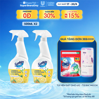 Combo 2 Nước lau bếp Sunlight Chanh  Baking sodaPhiên bản nâng cấp...