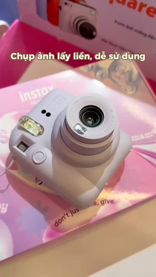 COMBO BOX Máy Ảnh Chụp Lấy Liền Fujifilm Instax Mini 12 - Bảo Hành...