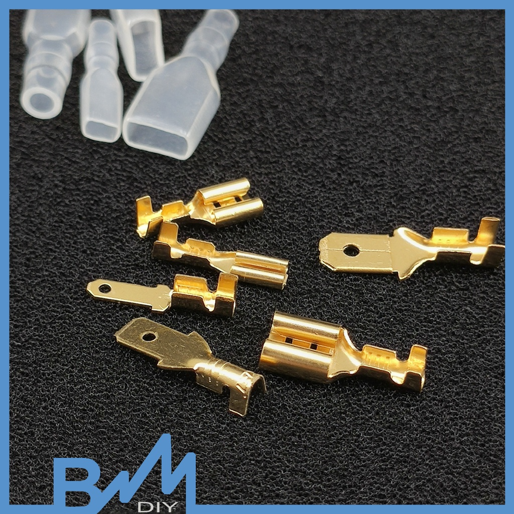 Cos loa - jack loa đồng thau kèm vỏ cách điện nhiều cỡ - cos đồng ...