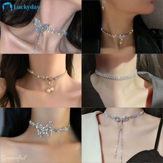 Dây Chuyền Choker Cao Cấp Nữ đính đá Sang Trọng Dự Tiệc...