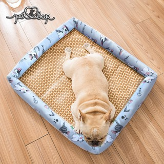 Đệm cho chó mèo kèm chiếu điều hòa  Ổ nằm mùa hè cho thú cưng hình...