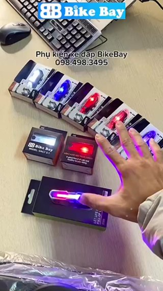 Đèn xe đạp hậu LED thể thao, đèn hậu xe đạp siêu sáng, 3-5h liên t...