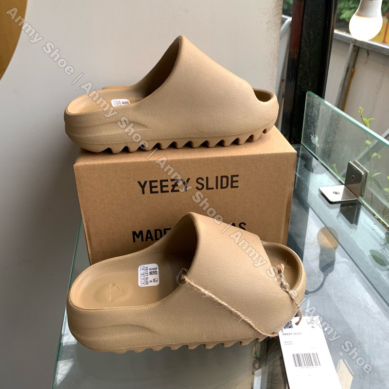 [Full Box] Dép đúc Yeezy Slide bản Nhám cao cấp 2023...