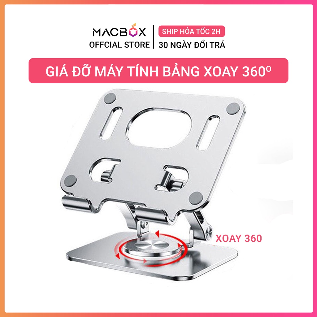Giá đỡ Máy tính bảng iPad Chân xoay 360 độ bằng nhôm tiện lợi P26 ...