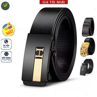 Giá Sốc Thắt lưng nam da cao cấp khóa kim loại tự động không gỉ -...