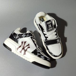 Giày thể thao nam nữ MLB chunky NY đen năng động trẻ trung chất li...