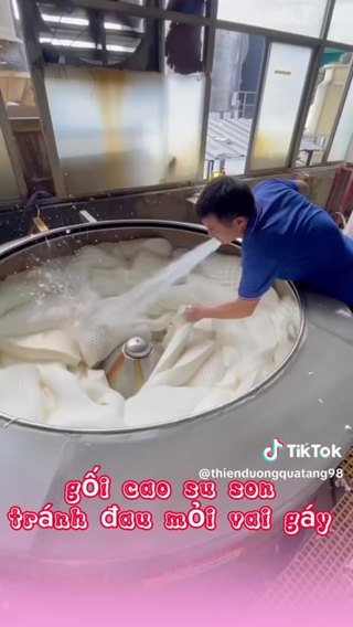 Gối Cao Su Non Chống Ngáy Chống Đau Mỏi Vai Gáy Mềm Mại Êm Ái - Ca...