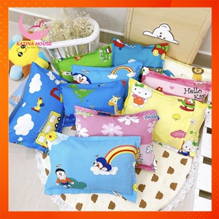 Gối Nằm Cho Bé Sơ Sinh Và Trẻ Em Cotton Mềm Mát Gòn Microfiber Nhi...