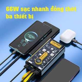 Sạc Dự Phòng 20000mAh 66W Siêu nhanh sạc Pin dung lượng lớn sạc an...