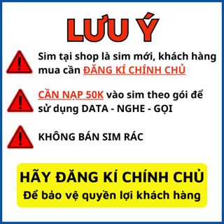 Sim 4G, sim số đẹp Vietnamobile, đăng ký gói 5GB/ngày thả ga vào m...