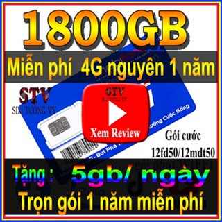 Sim 4g 1 năm mobifone 12fd50 /12mdt50, mdt250a trọn gói miễn phí 1...