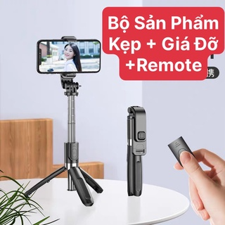 Gậy Chụp Ảnh Selfie Kèm Remote Kiêm Tripod Giá Đỡ Điện Thoại 3 Châ...