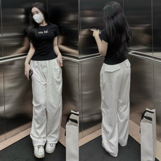 Quần KAKI ỐNG RỘNG unisex BIGSIZE 100kg, quần dài form rộng phù hợ...