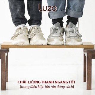 Kệ Gỗ Treo Tường Trang Trí Decor Phòng Khách Thanh Ngang - Tặng Kè...