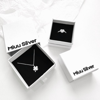 Hộp đựng trang sức bạc, nhẫn, dây chuyền, bông tai Miuu Silver, qu...
