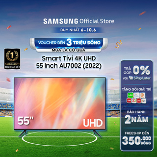 [Nhập ELSSRT66 Giảm 12] Smart Tivi Samsung 4K UHD 55 Inch UA55AU70...